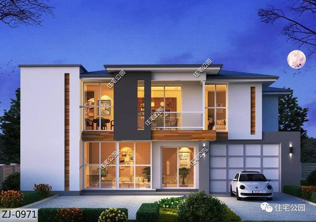 帶車庫農村自建房子戶型和外觀圖片大全，讓你一次看個夠