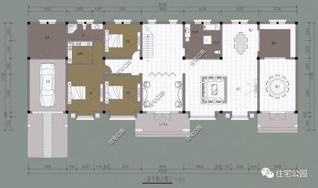 帶車庫農村自建房子戶型和外觀圖片大全，讓你一次看個夠