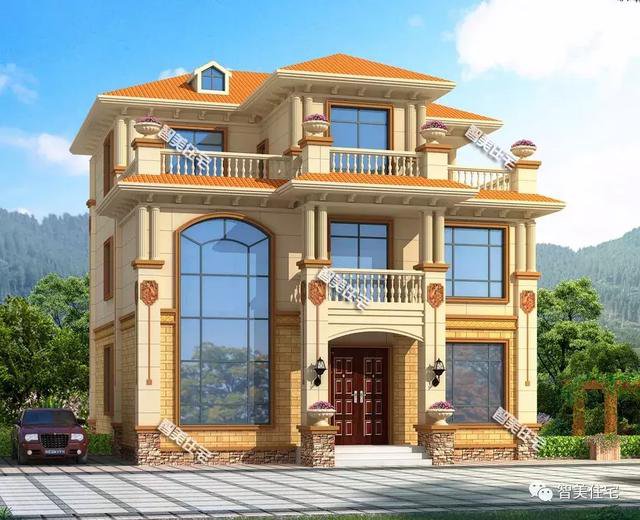 2套客廳挑空設計的豪宅戶型圖，旋轉樓梯PK普通樓梯怎么選