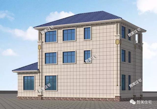 16×10米左右的三層自建房子戶型圖，還帶神位