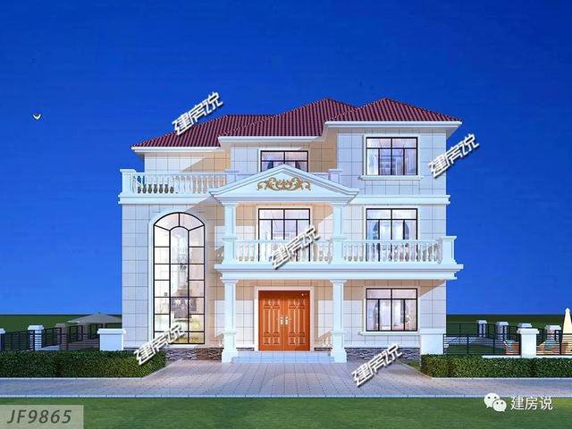 豪華歐式別墅三層民宅設(shè)計(jì)戶型圖，酒窖/ktv/電梯都有