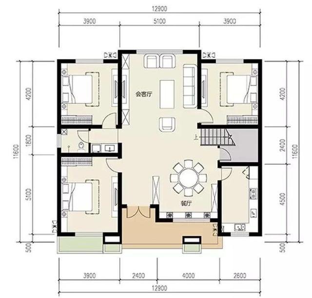 4款風格不同的農村民宅戶型圖，你更喜歡什么風格？