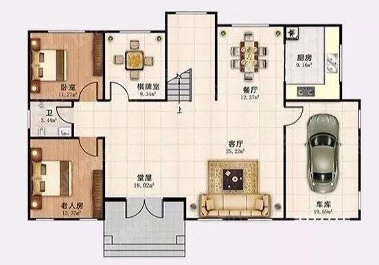 4款風格不同的農村民宅戶型圖，你更喜歡什么風格？