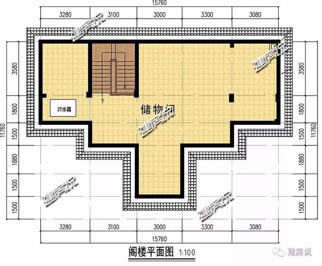 開間16米進深12歐式高端三層住宅戶型圖，看到的人都羨慕