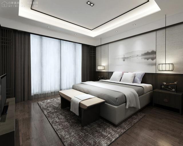 帶中式小院的農村住宅戶型圖，住進去肯定很愜意