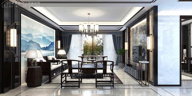 帶中式小院的農村住宅戶型圖，住進去肯定很愜意