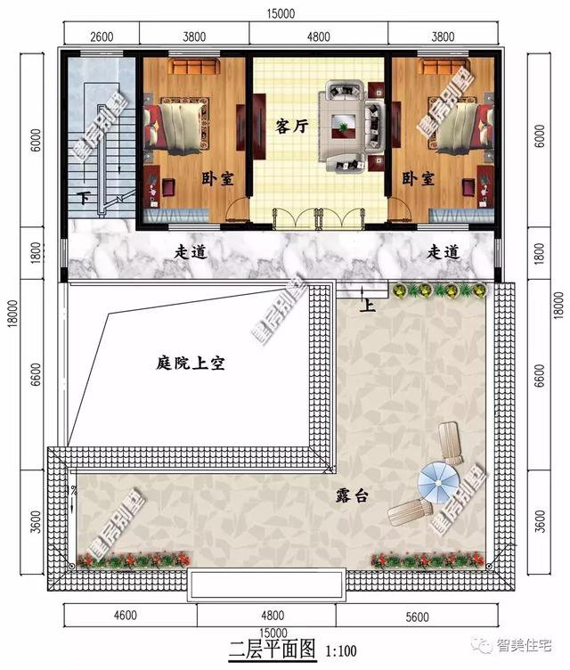 復(fù)古中式合院帶院子的民房戶型圖，中國(guó)的精粹