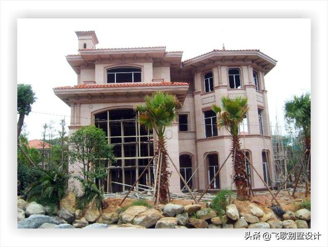 幾十款純歐式別墅完工實(shí)景圖照片，每一款都豪華高端