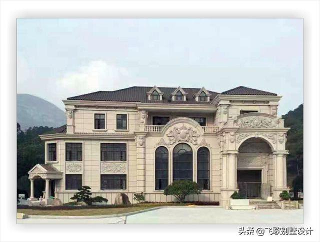幾十款純歐式別墅完工實(shí)景圖照片，每一款都豪華高端