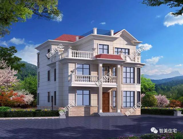 云南和江西喜歡的三層自建房屋戶型圖，面寬12米左右