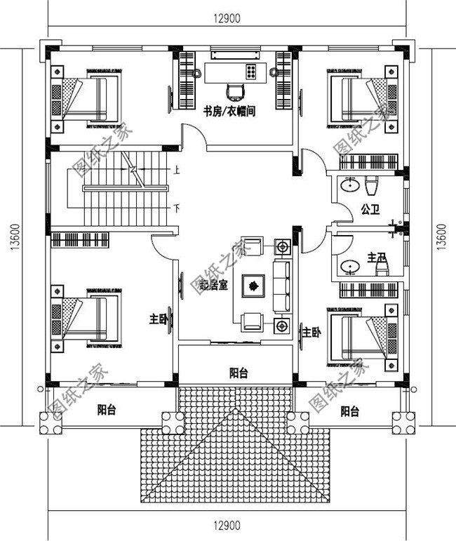 四層復式別墅設計圖片大全,歐式風格