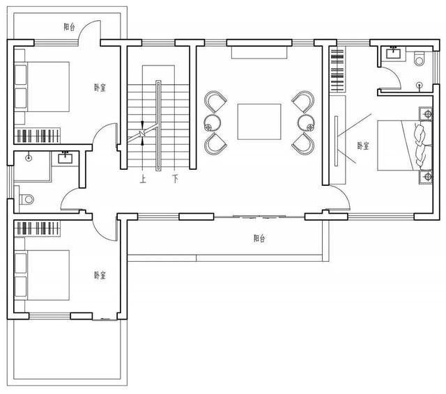 4套帶小院子的農村住宅戶型圖，2款傳統，2款時尚
