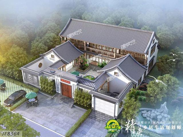 30款中式四合院效果圖外觀圖片大全，可私人定制圖紙