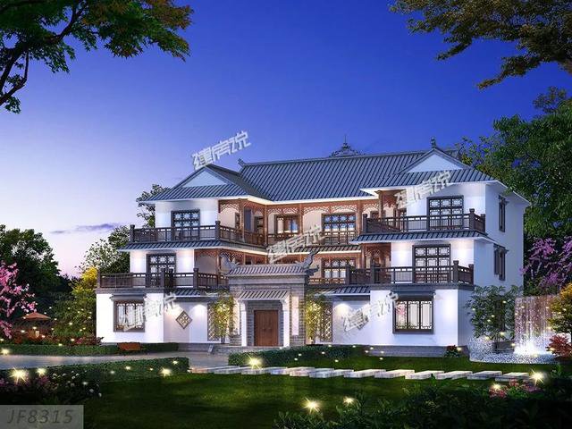 30款中式四合院效果圖外觀圖片大全，可私人定制圖紙