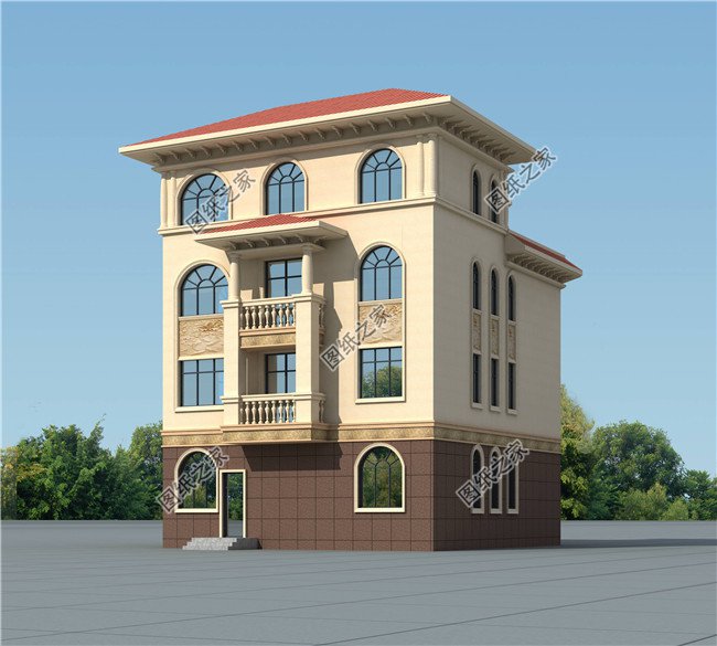 12X14米四層農村自建別墅設計圖，功能設計豐富齊全