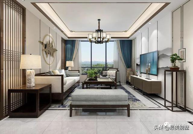 新中式四合院風格三層自建房戶型圖，大氣高端有內涵