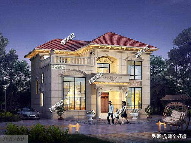5款超美鄉墅外觀效果圖片，附帶平面戶型圖