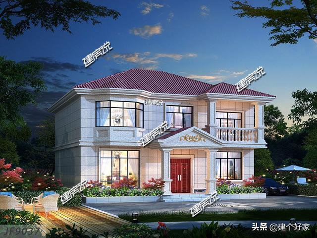 5款超美鄉墅外觀效果圖片，附帶平面戶型圖