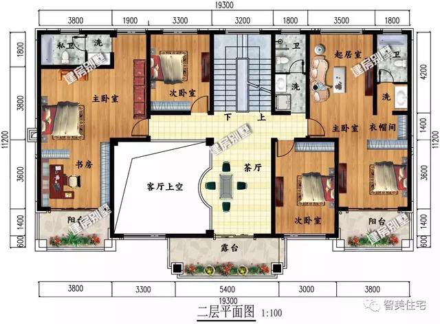 幾款新中式風(fēng)格的農(nóng)村住宅戶型圖，喜歡第一款的比較多