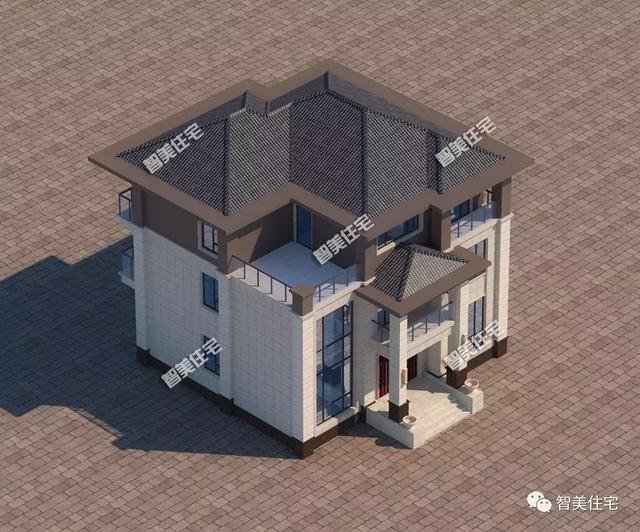 幾款新中式風(fēng)格的農(nóng)村住宅戶型圖，喜歡第一款的比較多