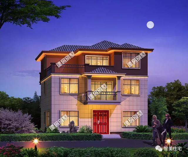 幾款新中式風(fēng)格的農(nóng)村住宅戶型圖，喜歡第一款的比較多