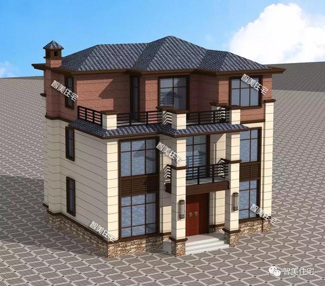 幾款新中式風(fēng)格的農(nóng)村住宅戶型圖，喜歡第一款的比較多