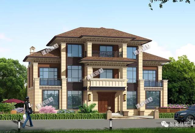 幾款新中式風(fēng)格的農(nóng)村住宅戶型圖，喜歡第一款的比較多