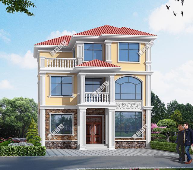 2棟簡易三層洋樓戶型圖，施工比較容易