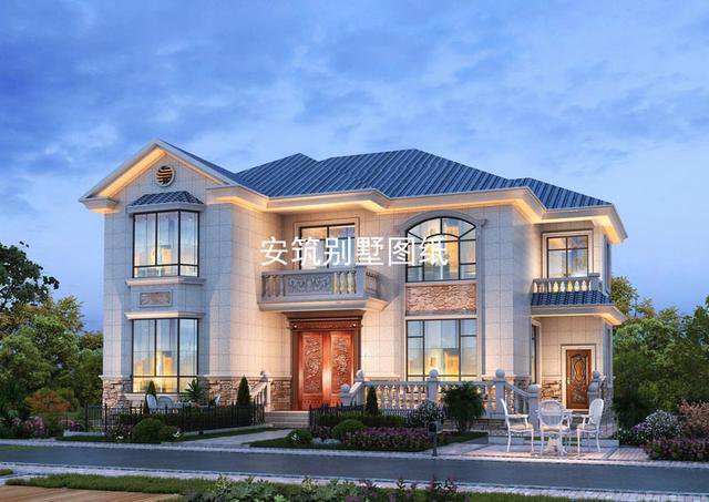 帶土灶房的農村二層住宅戶型圖，農村建很方便