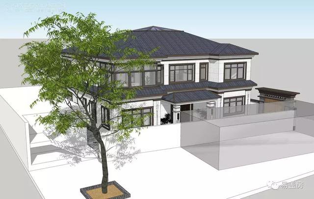 農村自建二層養老住宅戶型圖，比買房便宜多了