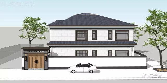 農村自建二層養老住宅戶型圖，比買房便宜多了