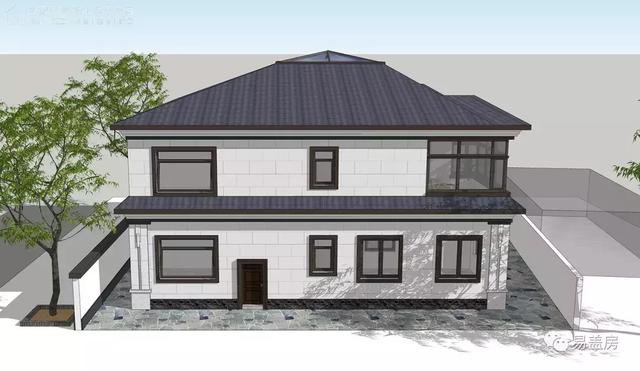 農村自建二層養老住宅戶型圖，比買房便宜多了