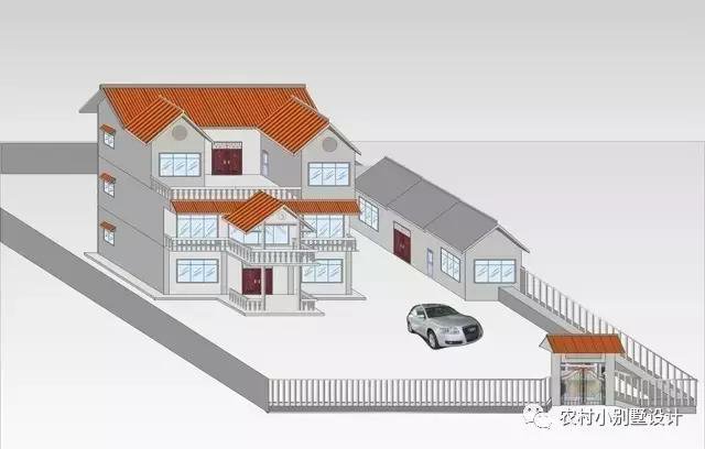 比較接地氣的農村民宿外觀效果圖片大全，看好可以定制戶型