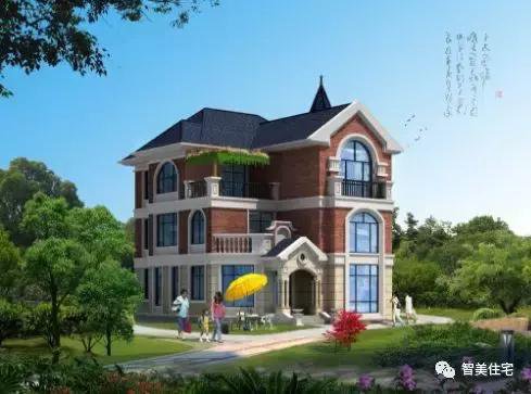 9款很美的別墅外觀圖片，第8款實景圖更好看