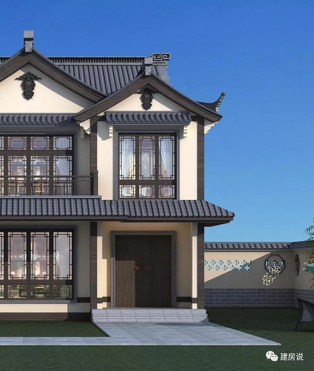 120多平方兩層半仿古住宅方案戶型圖，成功人士喜歡的風(fēng)格