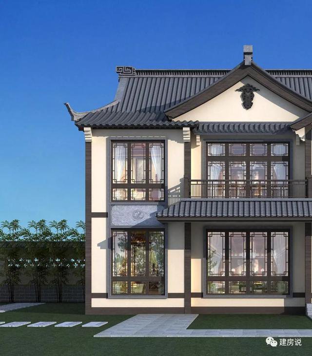 120多平方兩層半仿古住宅方案戶型圖，成功人士喜歡的風(fēng)格