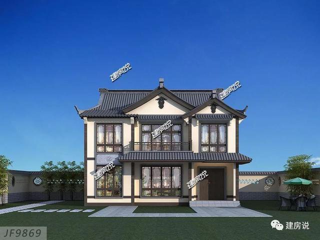 120多平方兩層半仿古住宅方案戶型圖，成功人士喜歡的風(fēng)格