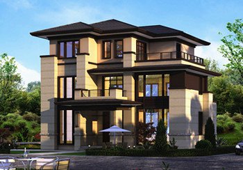 新中式復(fù)式三層別墅設(shè)計(jì)圖紙，最美的新中式別墅