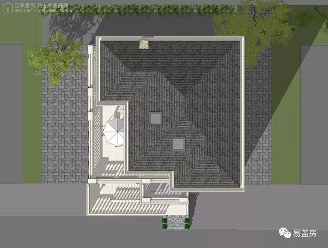 帶架空層的三層歐式自建鄉村房子戶型圖，造價100萬左右
