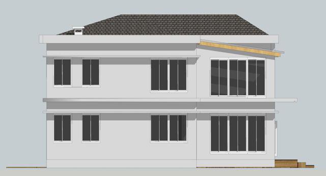 安徽老家自建農村二層住宅戶型圖，帶小院，享受愜意生活