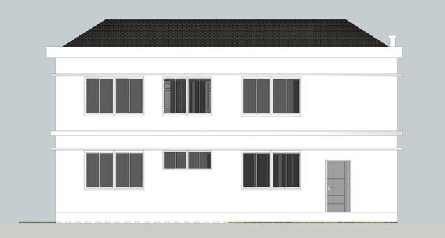 安徽老家自建農村二層住宅戶型圖，帶小院，享受愜意生活