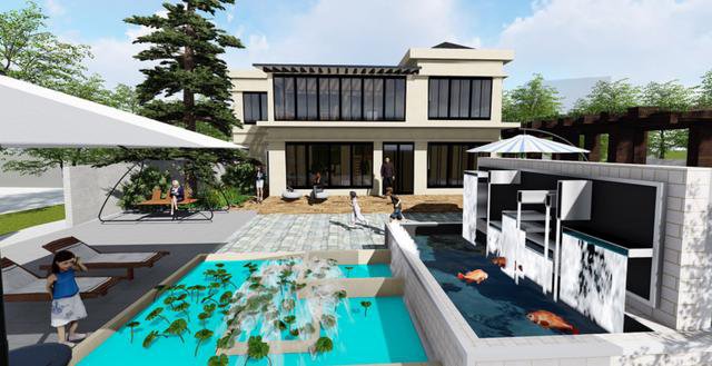 安徽老家自建農村二層住宅戶型圖，帶小院，享受愜意生活