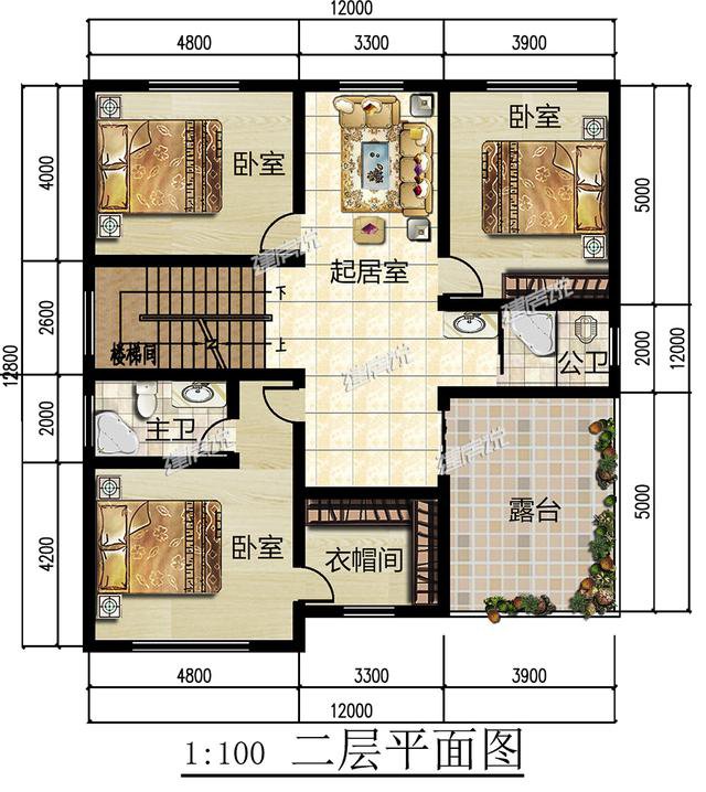 最適合農(nóng)村自建的歐式別墅戶型方案圖，造價40-49萬