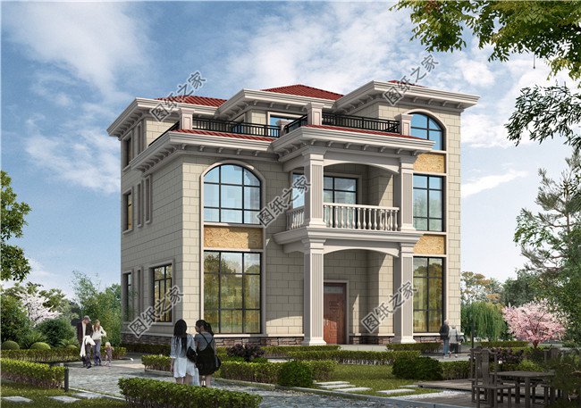 130平米新農村自建房屋施工建筑圖紙及效果圖