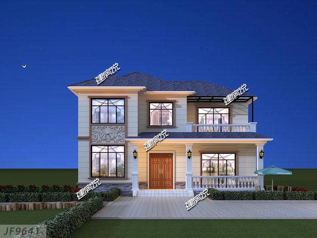 3款占地100平方左右的別墅，20幾萬，2款平屋頂戶型