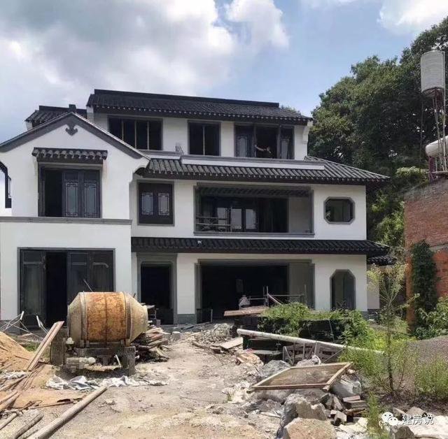 幾十棟漂亮鄉村別墅實景照片圖，一棟比一棟漂亮