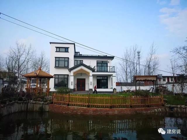 幾十棟漂亮鄉村別墅實景照片圖，一棟比一棟漂亮