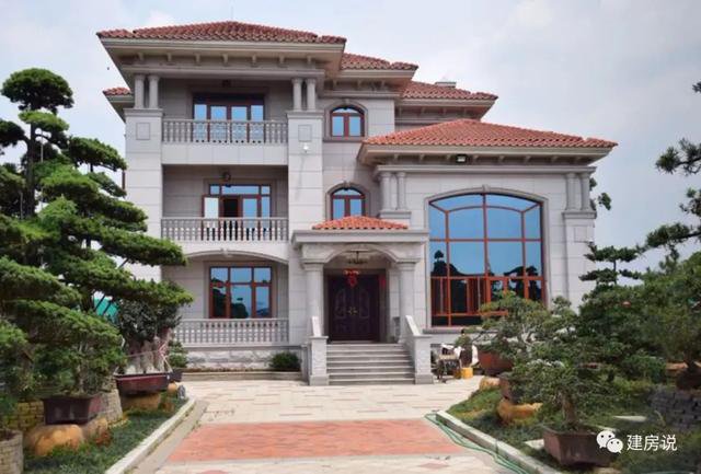 幾十棟漂亮鄉村別墅實景照片圖，一棟比一棟漂亮