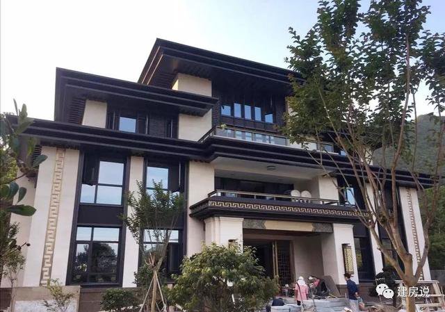 幾十棟漂亮鄉村別墅實景照片圖，一棟比一棟漂亮