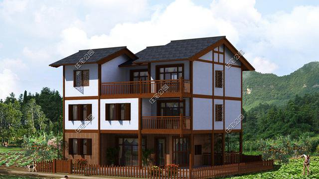 中式帶小院民宿平面戶型圖，這種設計誰不喜歡？